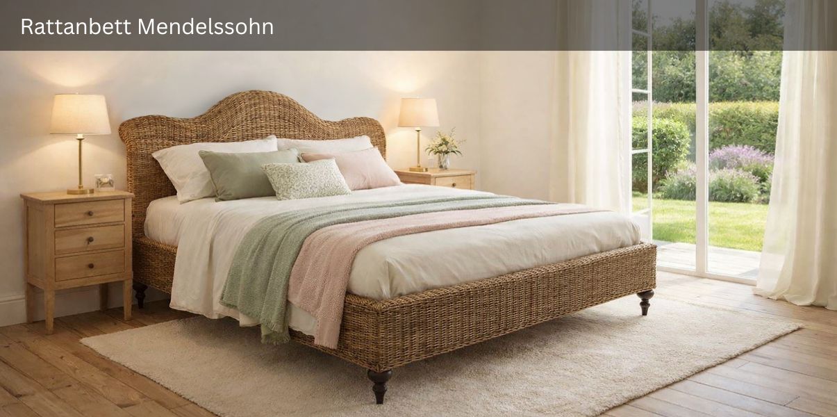 Rattanbett Mendelssohn
