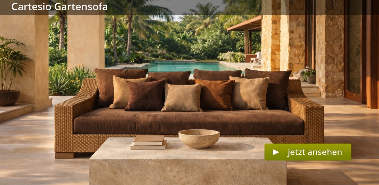 Cartesio Gartensofa