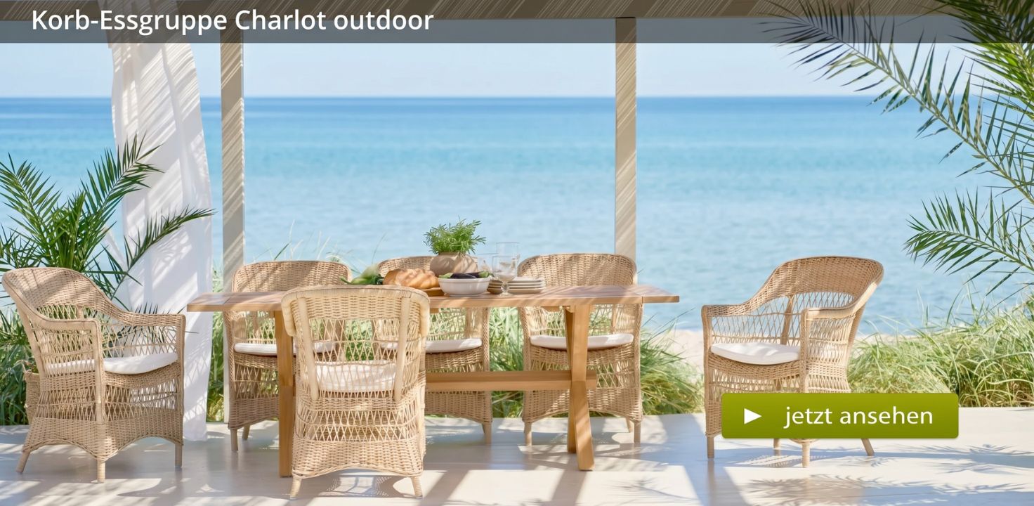 Korb-Essgruppe Charlot outdoor