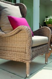 Richmond Sessel mit Hocker  outdoor