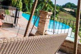 Outdoor Rattan Hollywoodschaukel  Altalena