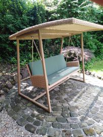 Outdoor Rattan Hollywoodschaukel  Altalena